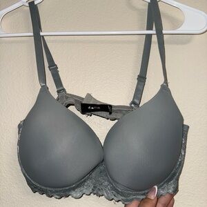 Elegant Gray Women's Bra